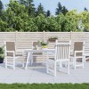 vidaXL Garden Lowback Chair Cushions in Taupe - Pack of 4, Oxford Fabric, Water-Resistant, Durable, Suitable for Outdoor/Indoor Use - 2 of 4