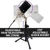 Fosmon Podcast Microphone, Condenser Studio Microphone, XLR to 3.5mm Computer Studio Recording Mic with Shock Mount Windscreen for Gaming And YouTube - 4 of 4