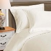 530 Thread Count Solid Deep Pocket Cotton Luxury Premium Duvet Cover Set with Pillow Shams by Blue Nile Mills - 2 of 4