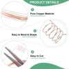 Unique Bargains Soft Pure Copper Jewelry Making Gardening Wire 1 Roll - 2 of 4