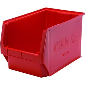 Quantum Storage Systems Magnum Bin, 19-3/4"L X 12-3/8"W X 11-7/8"H, 150 Lbs. Stack Capacity, High Density Polypropylene - 1 of 1