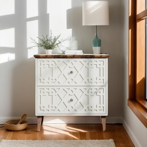 Hommoo Wood File Cabinet, 2-Drawer Filing Cabinet Storage Cabinet - 1 of 4