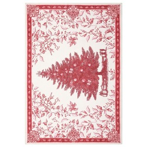 Christmas Tree Area Rug, Washable Non-Slip Holiday Carpet, Soft Nursery Mat for Bedroom, Living Room, Office - 1 of 4
