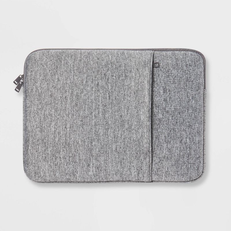 Zip Tech Case Laptop Bag Gray - Brightroom™