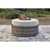 Signature Design by Ashley Casual Harbor Court Ottoman with Cushion  Gray - 3 of 3