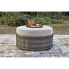 Signature Design by Ashley Casual Harbor Court Ottoman with Cushion  Gray - image 3 of 3