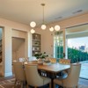 PAKOKULA Modern 5-Light Gold Sputnik Chandelier with White Globe Glass Shade for Living Room - 4 of 4