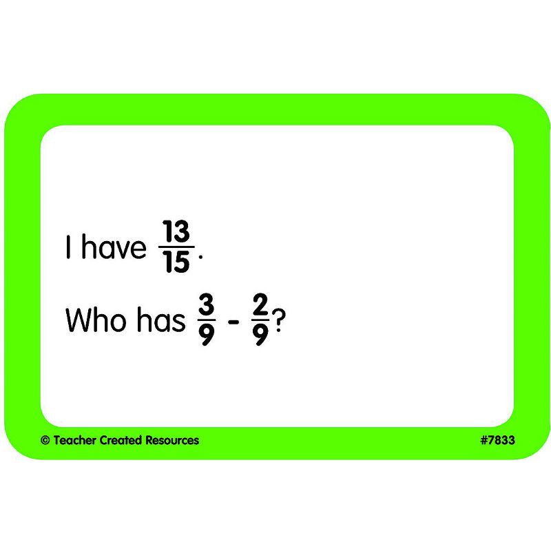 Teacher Created Resources I Have, Who Has Math Game - Grade 4-5, 4 of 5