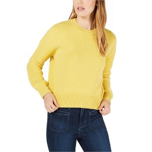 maison Jules Womens Ribbed Sleeve Pullover Sweater - 1 of 1