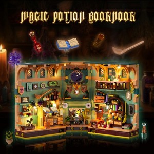 Magic Potion Booknook Building Set, 996 PCS Miniature Book Nook House Model for Adults Kids Age 8+ - 1 of 4