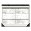 Recycled Monthly Desk Pad, 22 x 17, Sand/Green Sheets, Black Binding, Black Corners, 12-Month (Jan to Dec): 2025 - 2 of 2