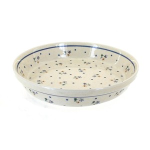 Blue Rose Polish Pottery 879 Zaklady Pie Plate - 1 of 1
