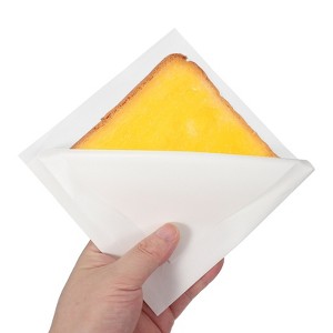 Unique Bargains Greaseproof Double Open Kraft Paper Sandwich Pretzel Food Storage Bags White 200 Pcs - 1 of 4