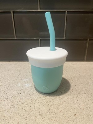 Munchkin C’est Silicone! Training Cup with Straw, 4oz, Mint