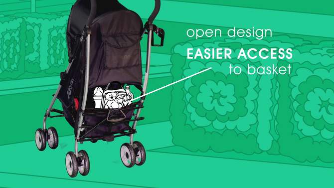 Summer Infant 3D Lite Stroller - Jet Black, 2 of 8, play video