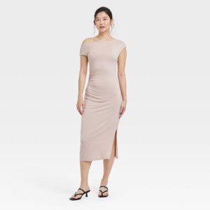 Women's Knit Midi Dress - A New Day™ - 1 of 3