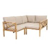 Sunnydaze Edisto 2-Piece Patio Conversation Set - 2 of 4