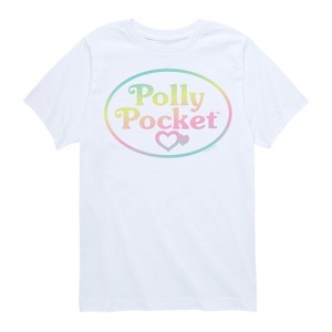 Boys' - Polly Pocket - Polly Pocket Ombre Logo Short Sleeve Graphic T-Shirt - 1 of 4