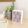 Pimlada Phuapradit Floral Paisley Half Drop Framed Mini Art Print 4" (H) x 3" (W) x 1" (D) - Society6 - 2 of 3