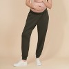 Women's Under the Belly Side Pockets Scuba Jogger | Motherhood Maternity - 4 of 4