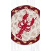 Earth Rugs Nautical Lobster Printed Coaster – 5" Round Rustic Accessory - 3 of 3