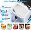Kismile 33-lbs. Ice Per day Countertop or portable Nugget/Pebble Ice Maker - 4 of 4
