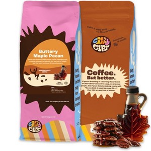 Crazy Cups Buttery Maple Pecan Flavored Ground Coffee - 1 of 4