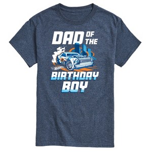 Men's - Hot Wheels - Dad Of Birthday Boy Short Sleeve Graphic T-Shirt - 1 of 4
