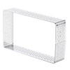 Unique Bargains Heat-Resistant Rectangle Shape Perforated DIY Pastry Cake Rings - 4 of 4