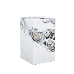 NicBex Modern 15.7" Square Small Coffee Table with Solid Frame for Living Room and Office - 1 of 4