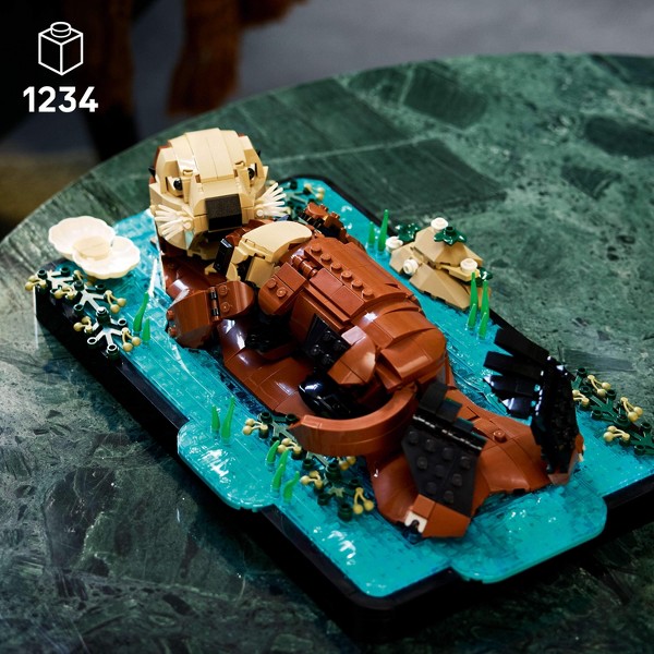 LEGO Ideas Set de construcción de Nutrias Marinas Flotantes para adultos 21366 2
