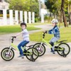 Infans Rabbit Pilot Sporty Kids Bike, 18 Inch Child Bike for 4-8 Years Old with Adjustable Height, Training Wheels, Handbrake & Coaster Brake, Green - 4 of 4