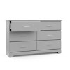 Storkcraft Brookside 6-Drawer Double Dresser Olive - 4 of 4