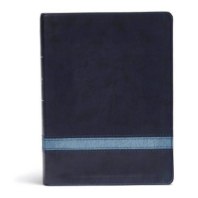 CSB Apologetics Study Bible, Navy Leathertouch - by  Csb Bibles by Holman (Leather Bound)