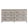 GDFStudio Titeca Contemporary Wood 6 Drawer Double Dresser - 2 of 4