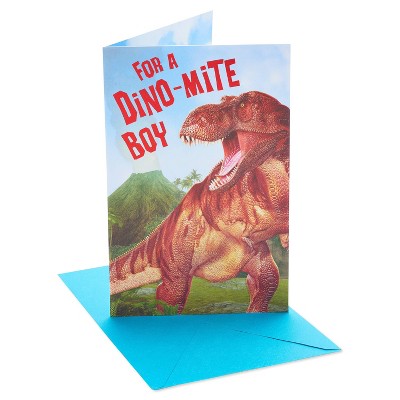 Juvenile Birthday Card Dino