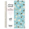Blue Sky Color Me Courtney Wirebound Weekly/Monthly 5"x8" Frosted Dylan Bee Blue Check - 3 of 4