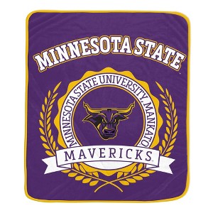 NCAA Minnesota State Mavericks Crest Ultra Soft Blanket - 1 of 2