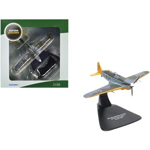 Morane-Saulnier M.S.406 Fighter Aircraft "KG200, France" (1943) German Luftwaffe 1/72 Diecast Model Airplane by Oxford Diecast - 1 of 4