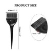 Unique Bargains Salon Plastic Handle Professional Hair Dye Coloring Brush 2.5 Inch Width Black 1 Pc - 4 of 4