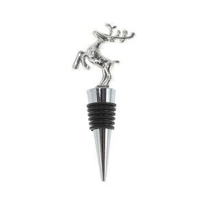 Unique Bargains Christmas Animal Bottle Stopper Zinc Alloy Aluminum Alloy TPR 4.21"x1.38"x0.79" 1 Pc - 1 of 3