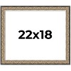 PosterPalooza | Ornate Silver Picture Frame - UV Acrylic, Backing Board, Hanging Hardware Included - 2 of 4