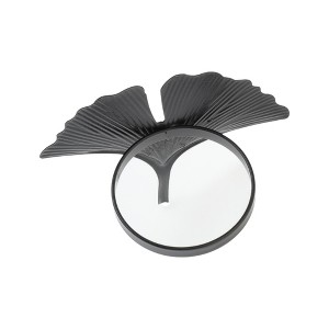 Unique Bargains Napkin Rings Gingko Leaves Stainless Steel 1 Pc - 1 of 3