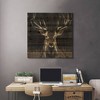 iCanvas 26" x 26" Young Buck Wood Print by Liz Jardine : UV-Cured, Rustic Wall Sign Panel - 3 of 3