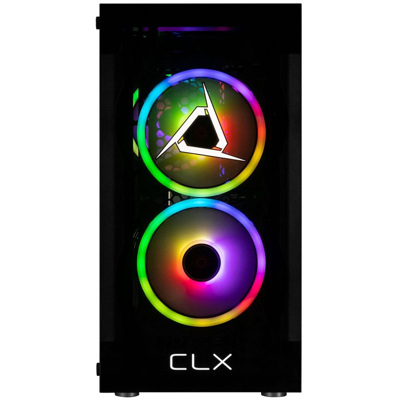 CLX SET Gaming PC TGMSETRTA3701BM - AMD Ryzen 7 5700X 3.4GHz 8-Core, 16GB DDR4, GeForce RTX 4060 8GB, 1TB NVMe M.2 SSD, 2TB HDD, WiFi, Win 11, 3 of 7