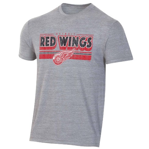 Nhl Detroit Red Wings Men's Short Sleeve Tri-blend T-shirt - S : Target