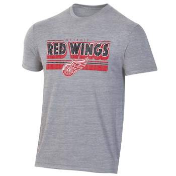 NHL Detroit Red Wings Men's Short Sleeve Tri-Blend T-Shirt
