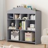 Toy Storage Organizer White Kids Bookshelf - 4 of 4