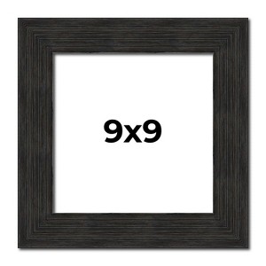 PosterPalooza | Square Contemporary Black Picture Frame - UV Acrylic, Foam Board Backing, Hanging Hardware - 1 of 4