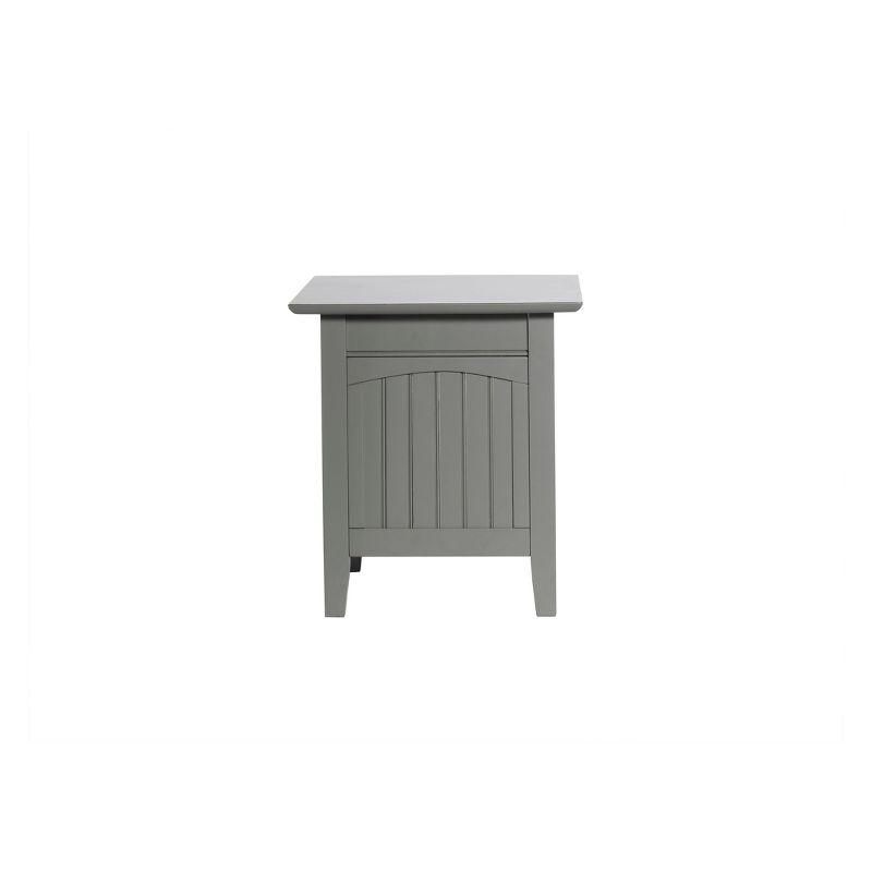 Nantucket End Table with Charger Gray - AFI, 6 of 8